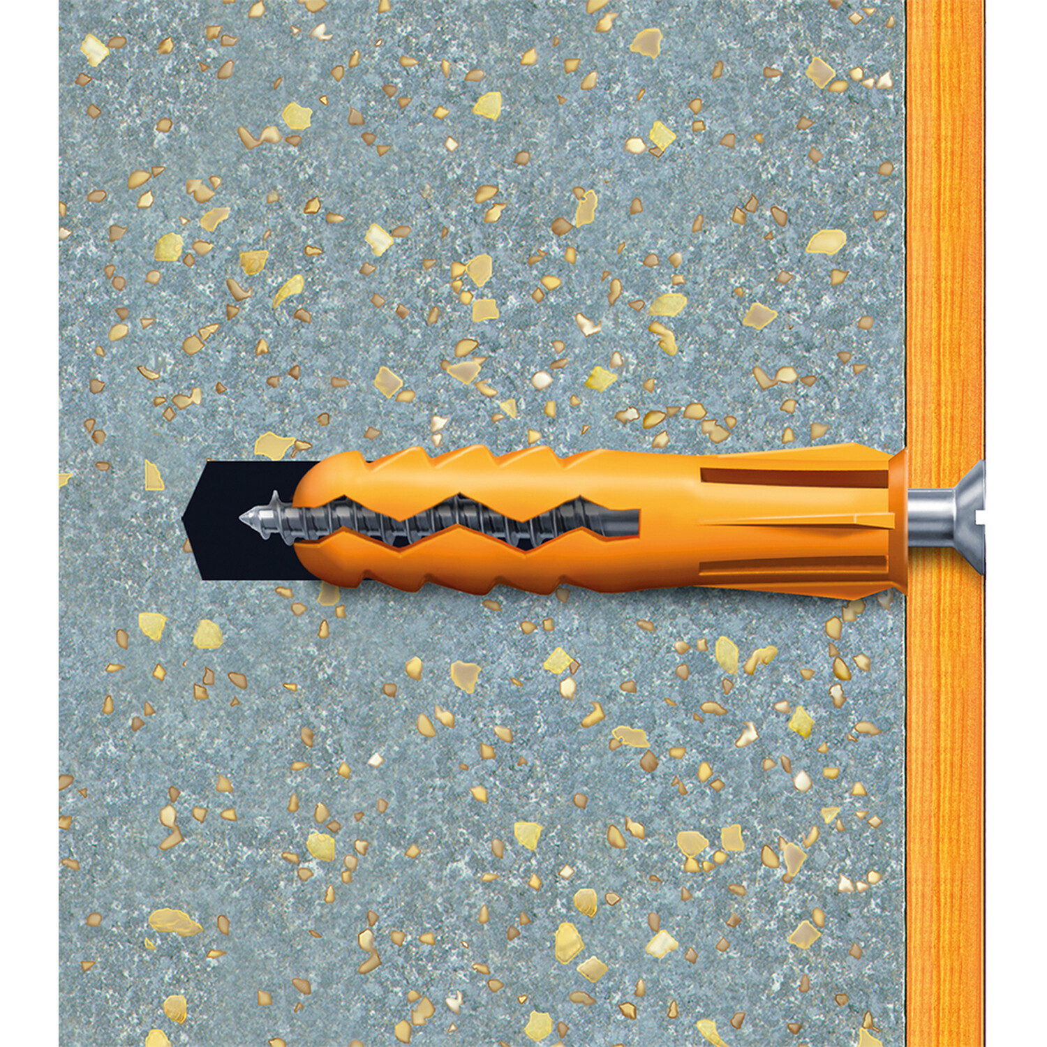 Plasplugs Super Grips Regular Duty Fixings Yellow - Yellow Image 3