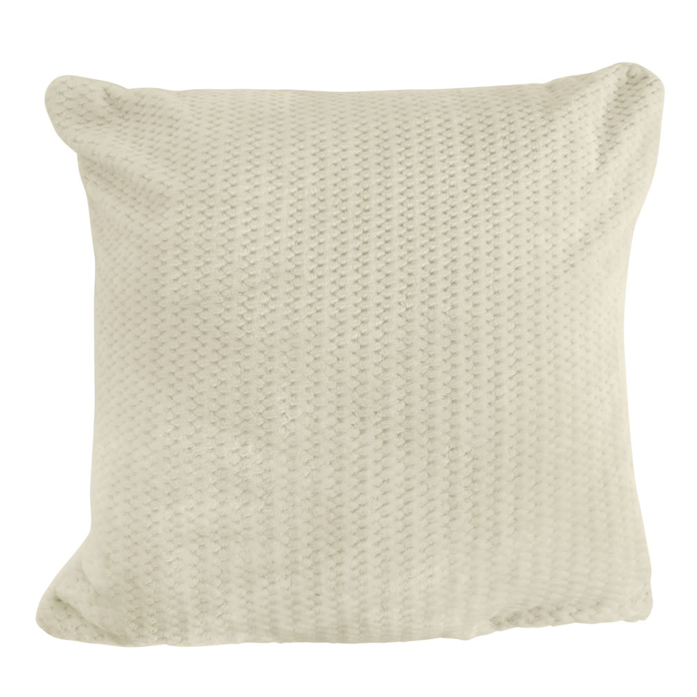 Wilko Cream Jumbo Cushion 55 x 55cm Wilko