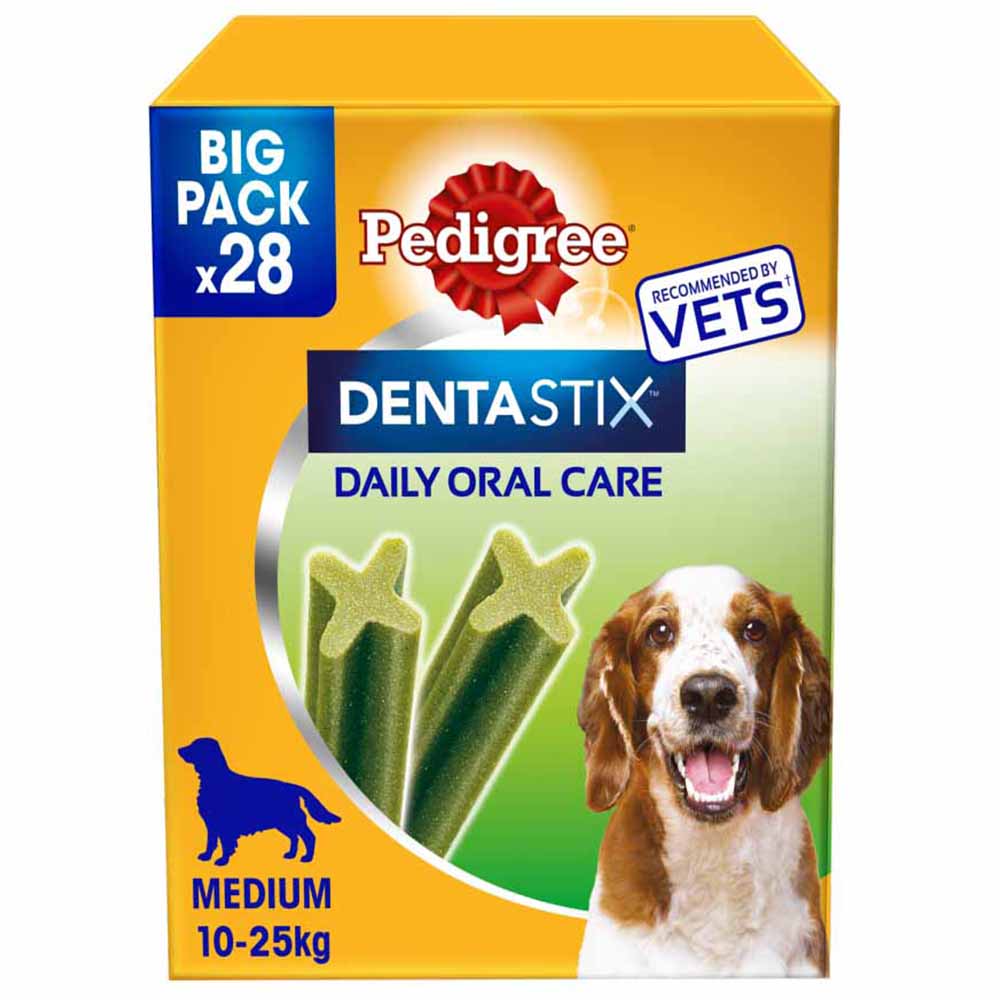 Pedigree Dentastix Daily Oral Care Medium Dog Treats 28 Pack Image 1