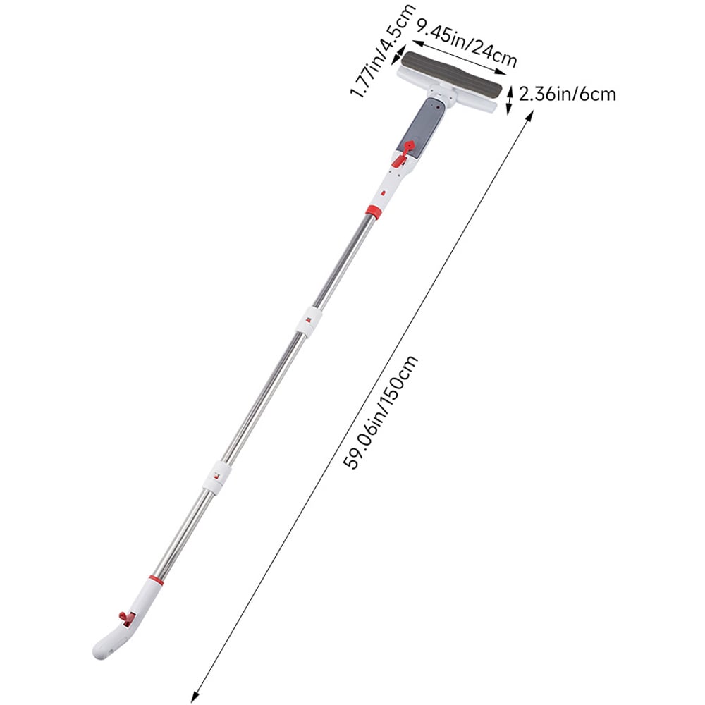 Living and Home White Squeegee Wiper Sprayer Window Glass Cleaning Tool 24cm Image 8