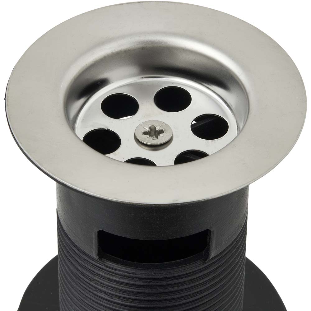 Wilko 40mm Slotted Sink and Bath Waste Image 2