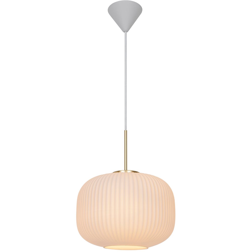Nordlux Milford 30 2.0 Opal White Pendant Lamp Image 1