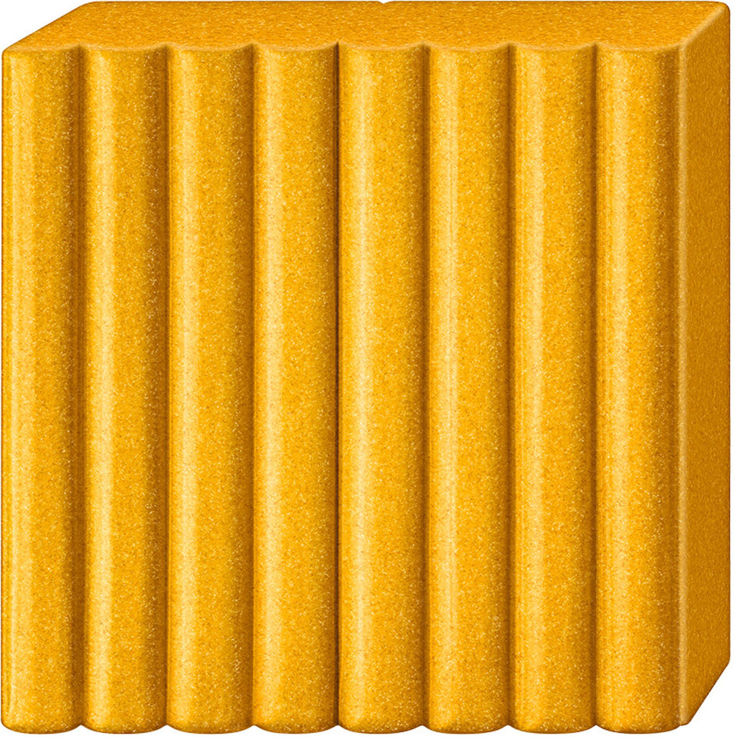 Staedtler FIMO Effect Modelling Clay Block - Metallic Gold Image 2