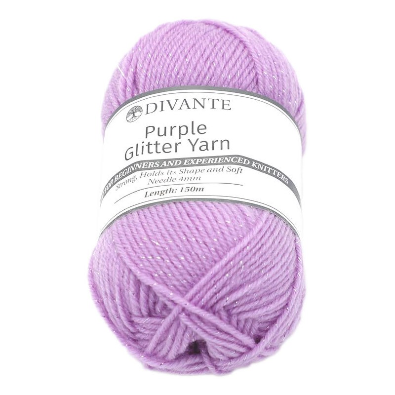 Divante Glitter Yarn - Purple Image