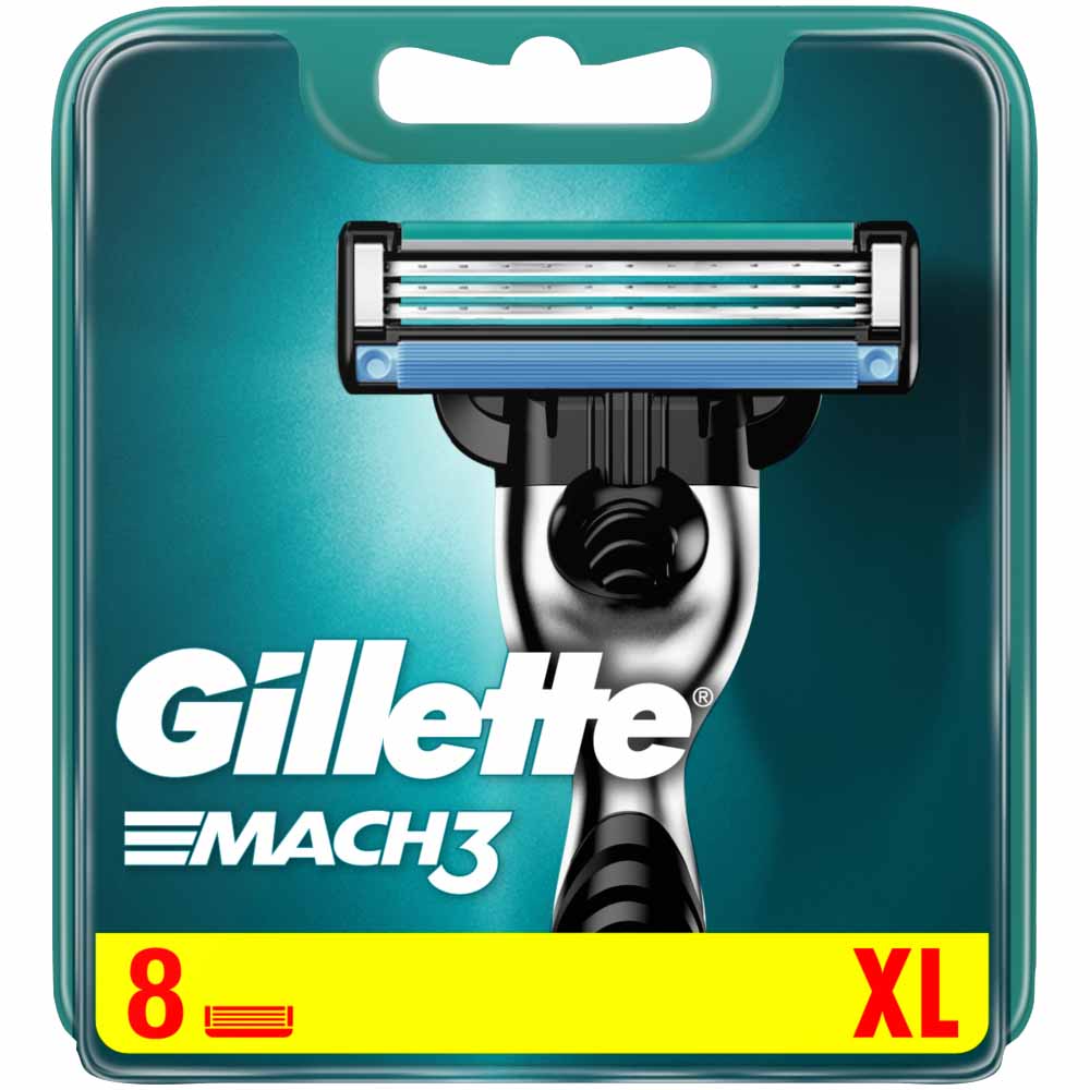 Gillette Mach3 Mens Razor Blades 8 pack Image 2