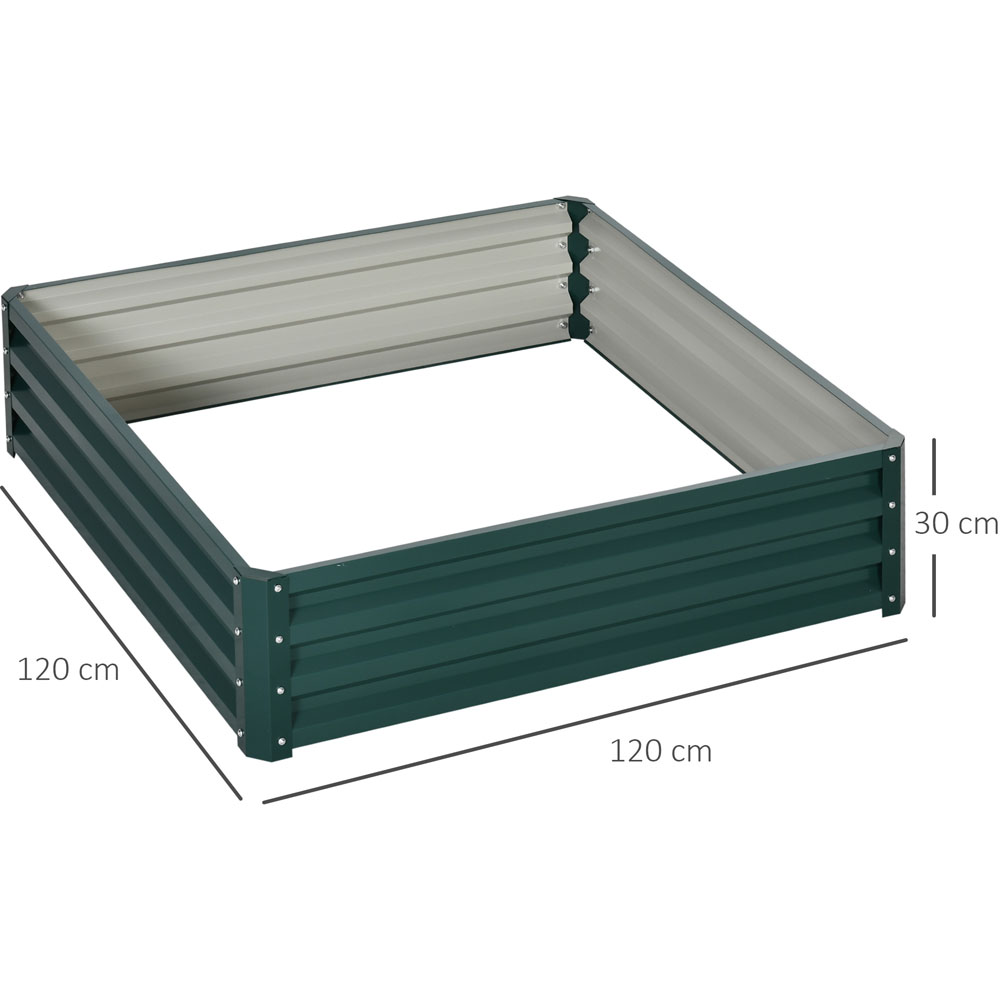 Outsunny Square Raised Garden Bed Box Image 5