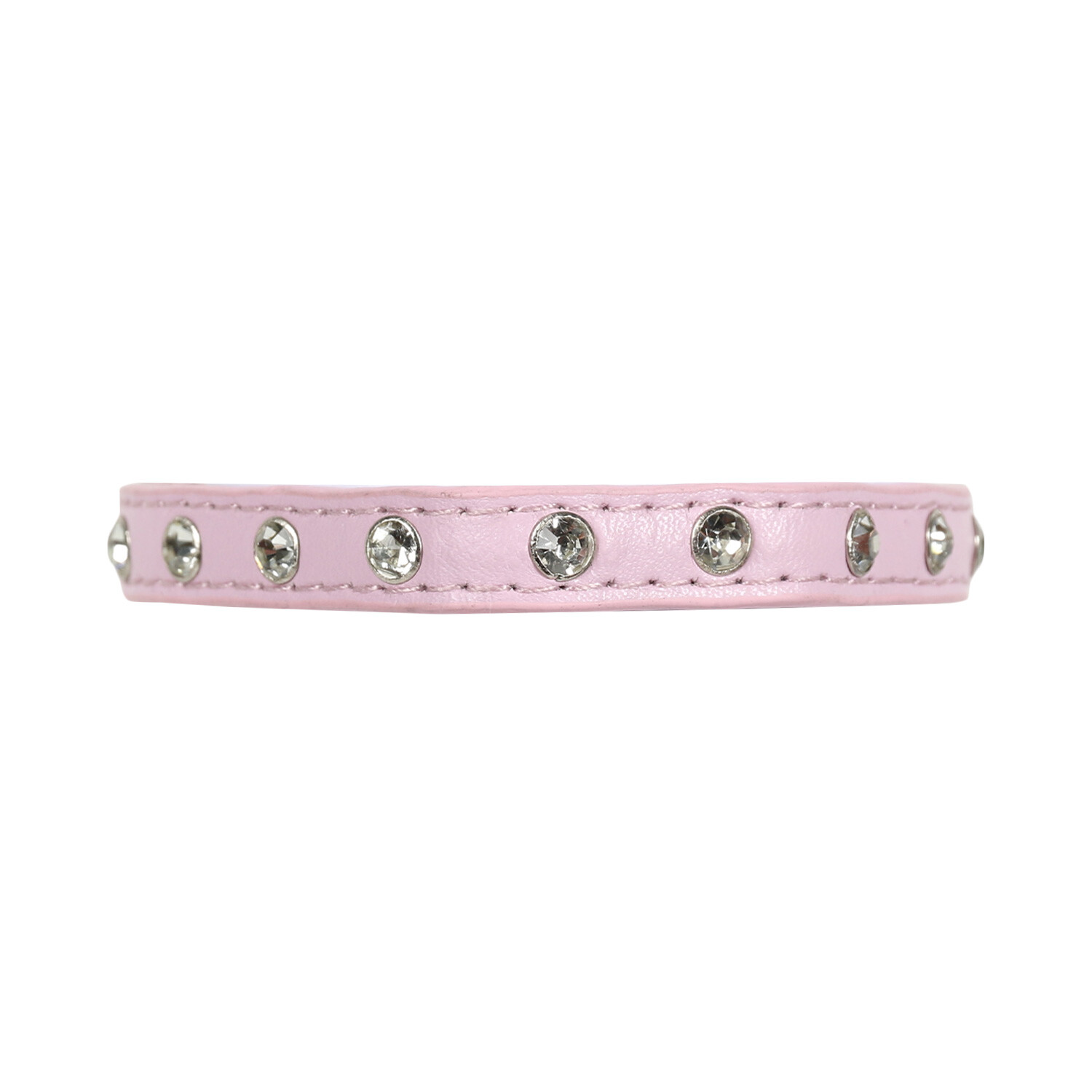 Diamante Cat Collar with Bell - Pink Image 2