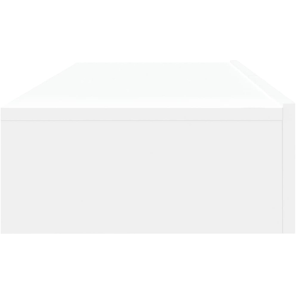 vidaXL Single Drawer White LED TV Cabinet Set of 2 Image 8