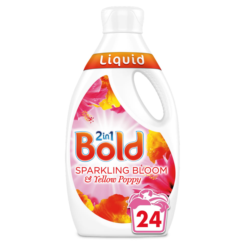 Bold Sparkling Bloom and Poppy Liquid 24 Washes 840ml Image