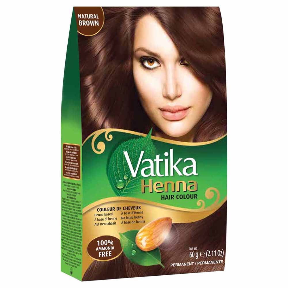 Vatika Henna Hair Colour Natural Brown 60g Image