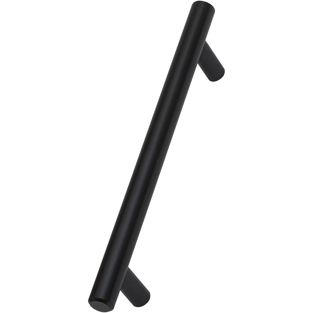 Kitchen Kit Matt Black T-Bar Handle 2 Pack Image 2