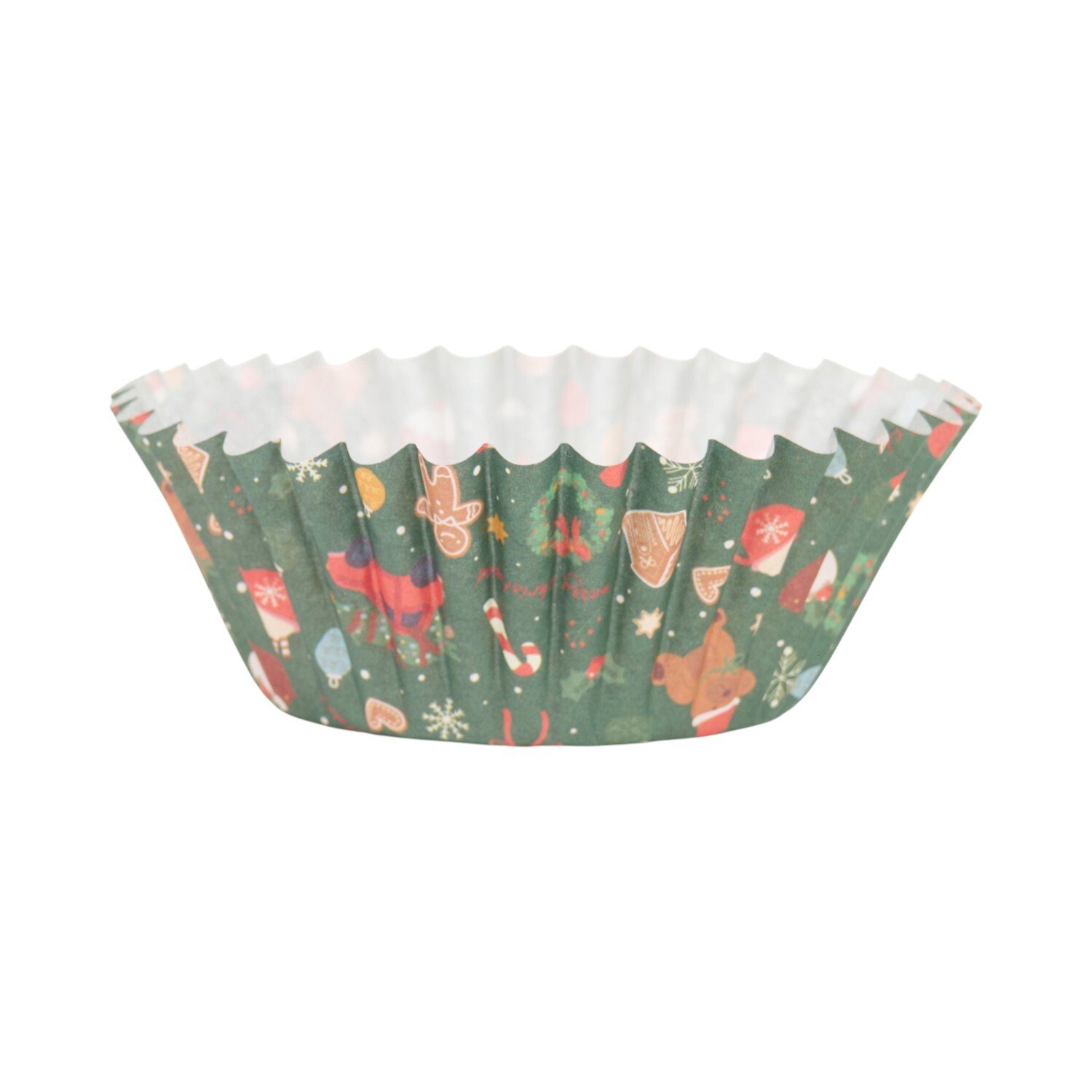 Pack of 100 Festive Christmas Cupcake Cases Image 7