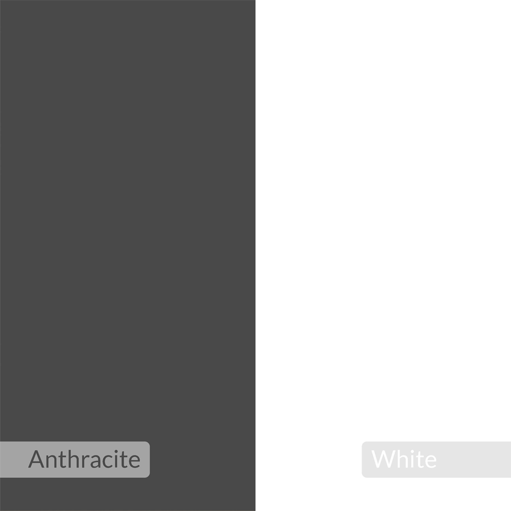 Decortie Gora Anthracite and White Console Sideboard Image 7