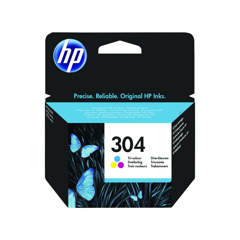 HP 304 Colour Ink Cartridge Image