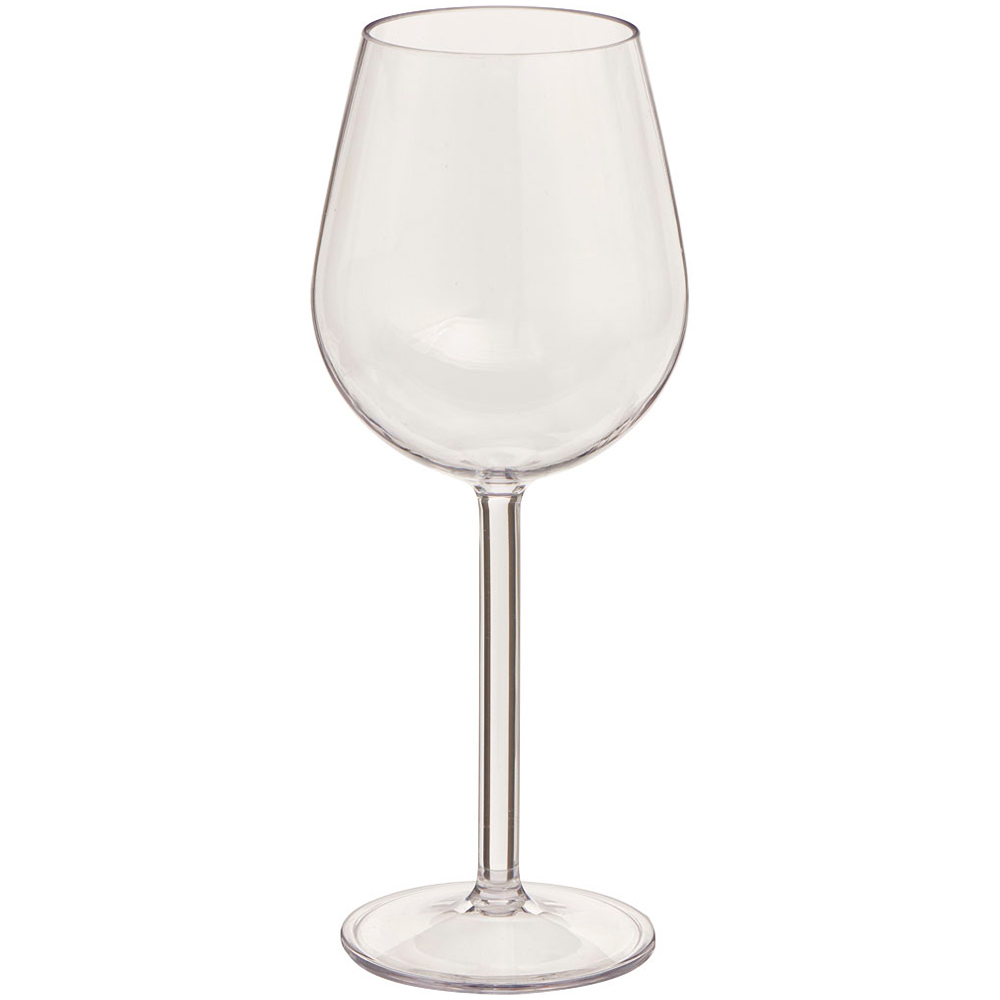 Wilko Clear Plastic Wine Glasses 4 Pack Image 3