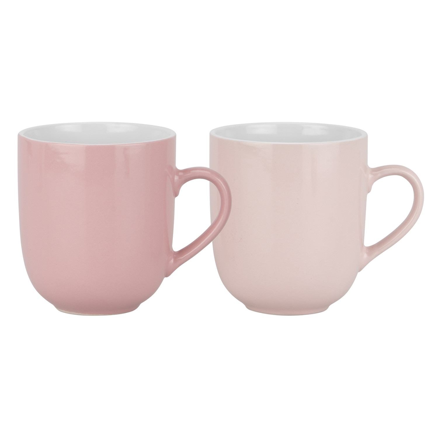 Pink Contrasting Coloured Mugs 370ml 4 Pack Image 2