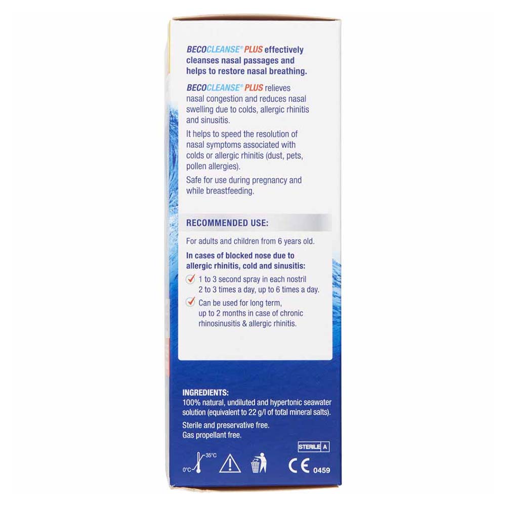 BecoCleanse Plus Nasal Cleanse Spray 135ml   Image 4