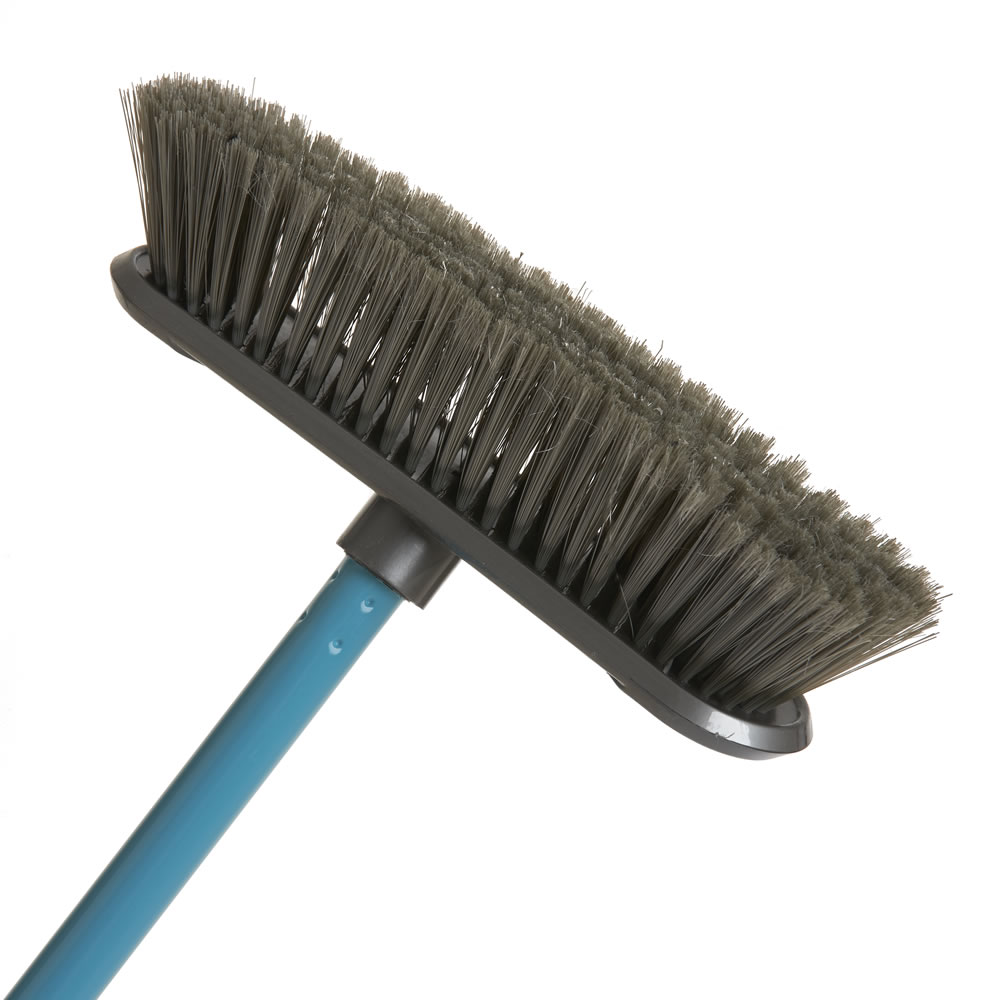 Wilko Teal Soft Indoor Broom with Handle | Wilko