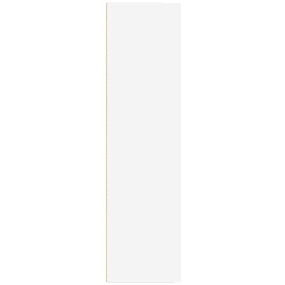 vidaXL 3 Shelf White Bookcase Image 5