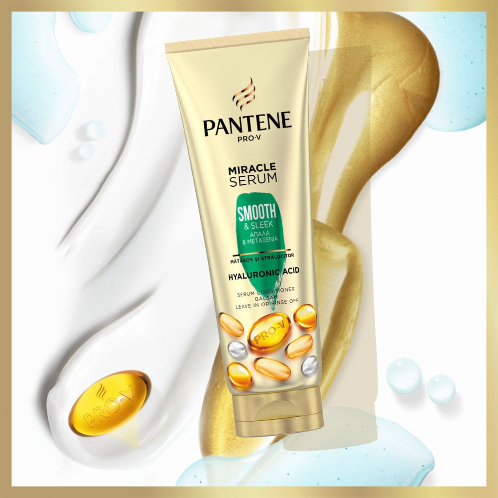 Pantene Pro V Smooth and Silky Miracle Serum Conditioner Case of 6 x 200ml Image 4