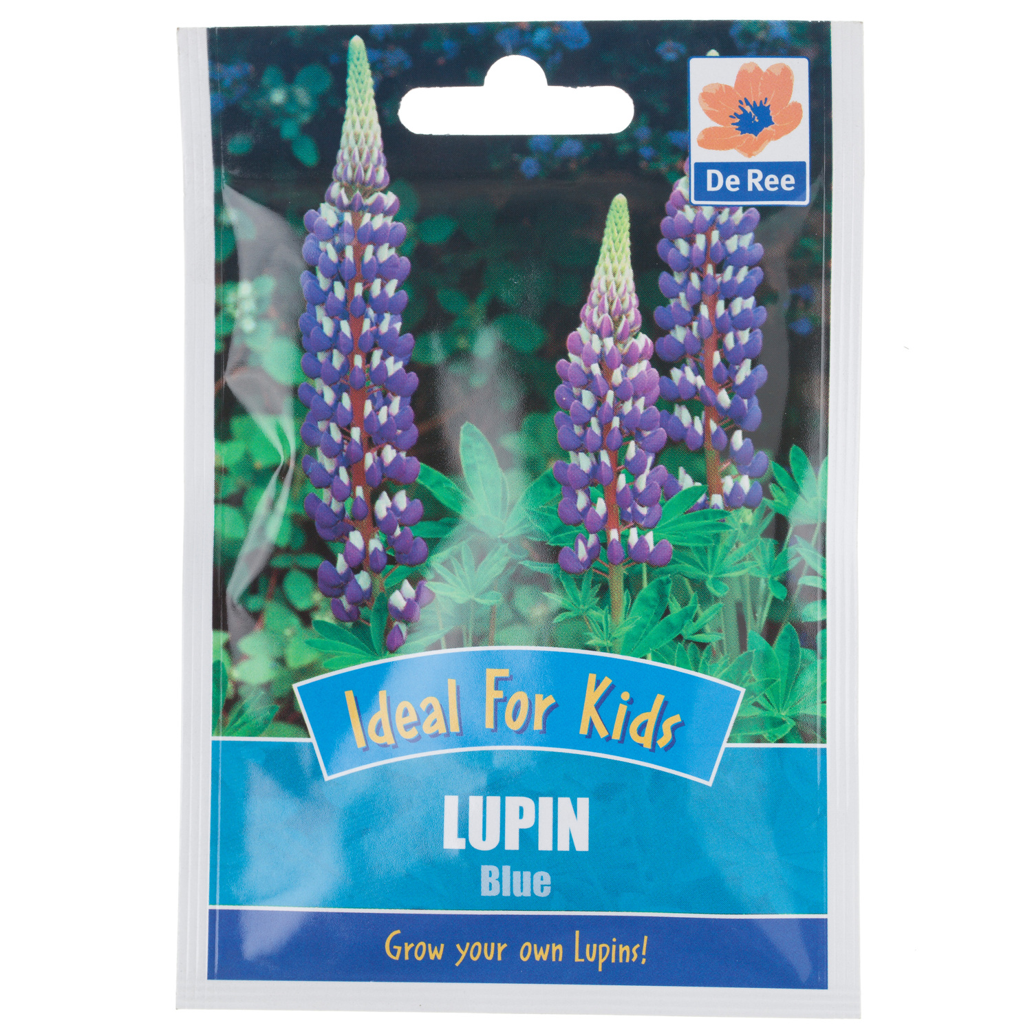 Lupin Blue Seed Packet Image