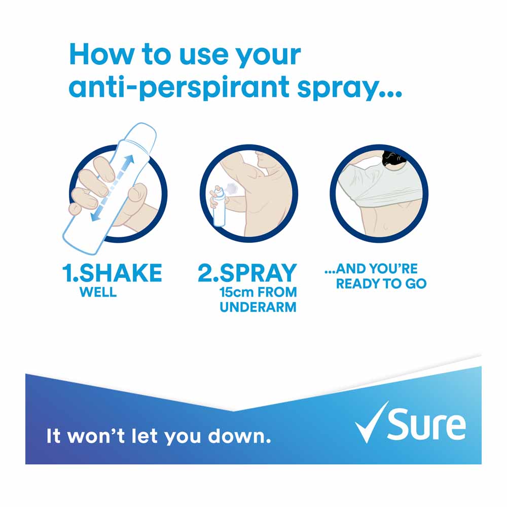 Sure For Men Invisible Antibacterial Anti-Perspirant Deodorant 250ml Image 4