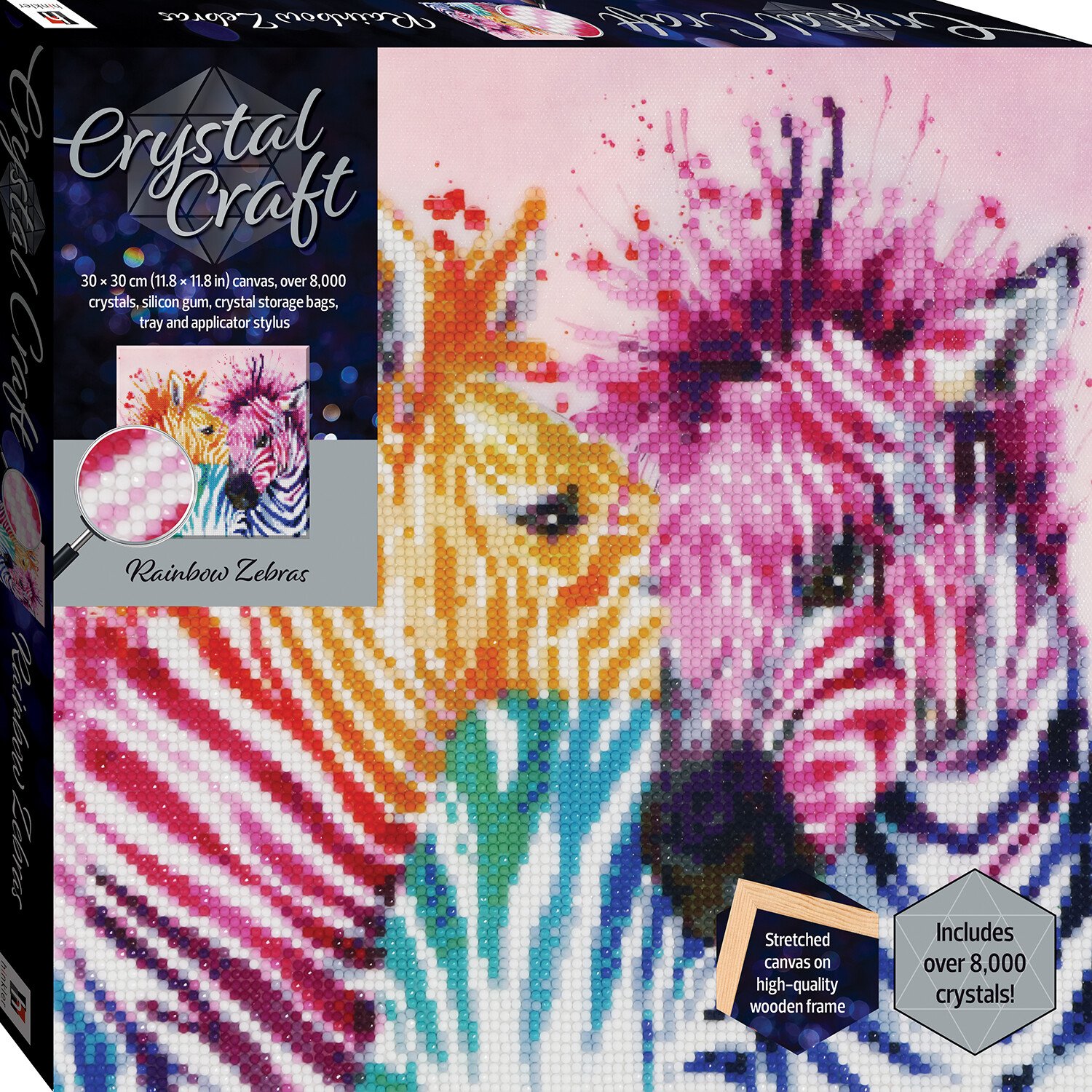 Crystal Craft Make Your Own Rainbow Zebra Kit Image