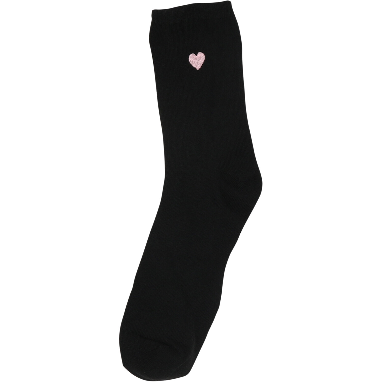 Pack of 5 Womens Embroided Socks - Black Image 3