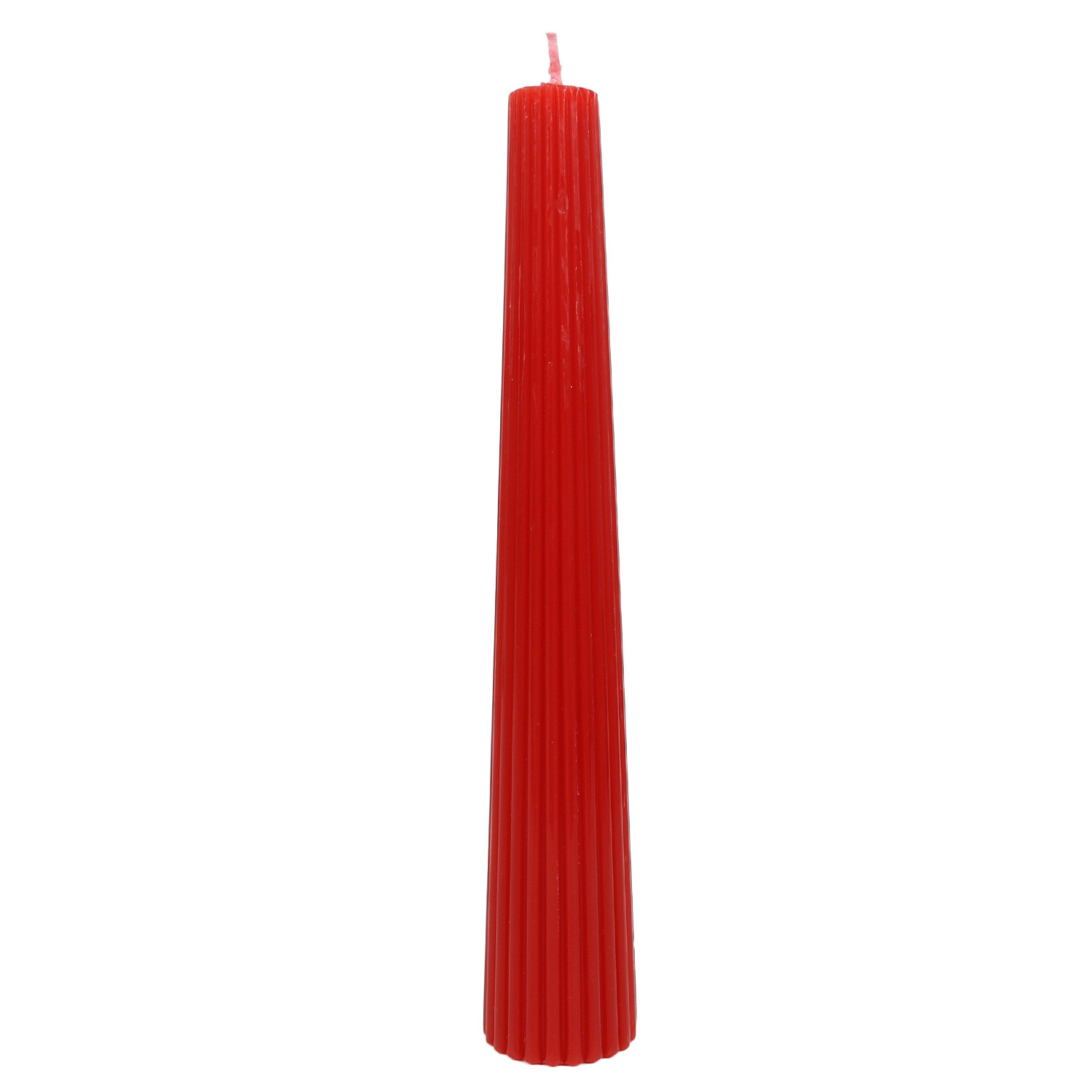 Pack of 4 Nordic Ribbed Taper Candles Image 3
