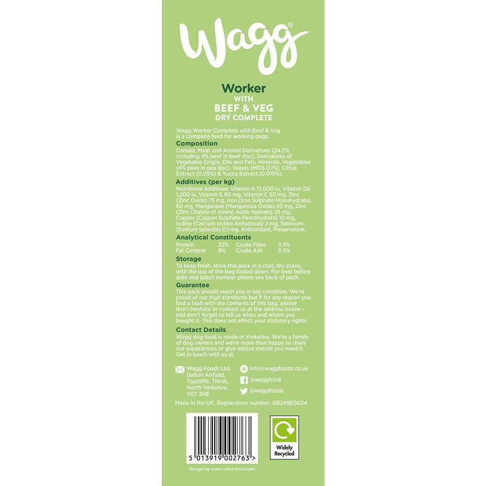 Wagg Active Goodness Beef 5kg Image 4