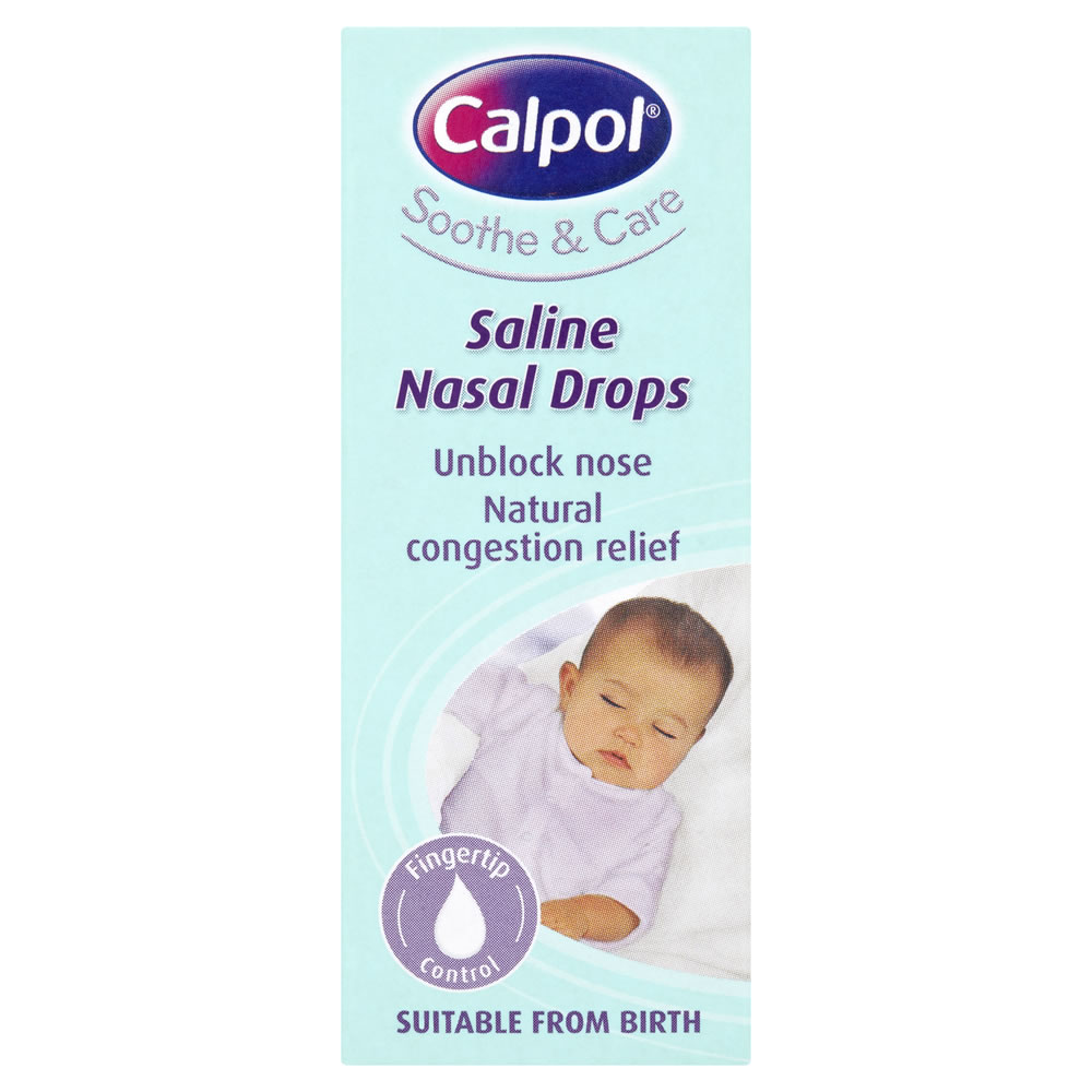 Calpol Saline Nasal Drops 10ml Image