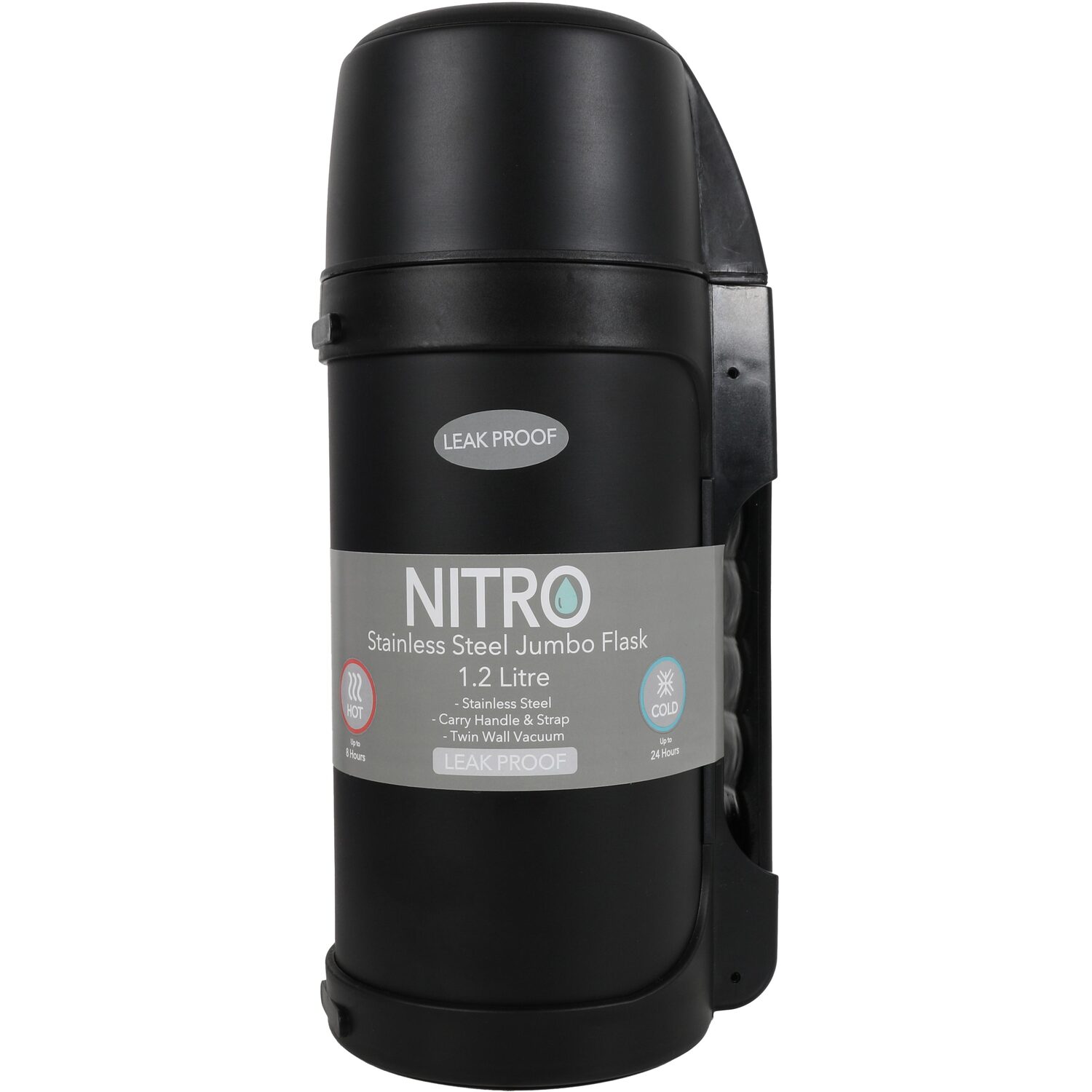 Nitro Black Jumbo Flask 1.2L Image 1