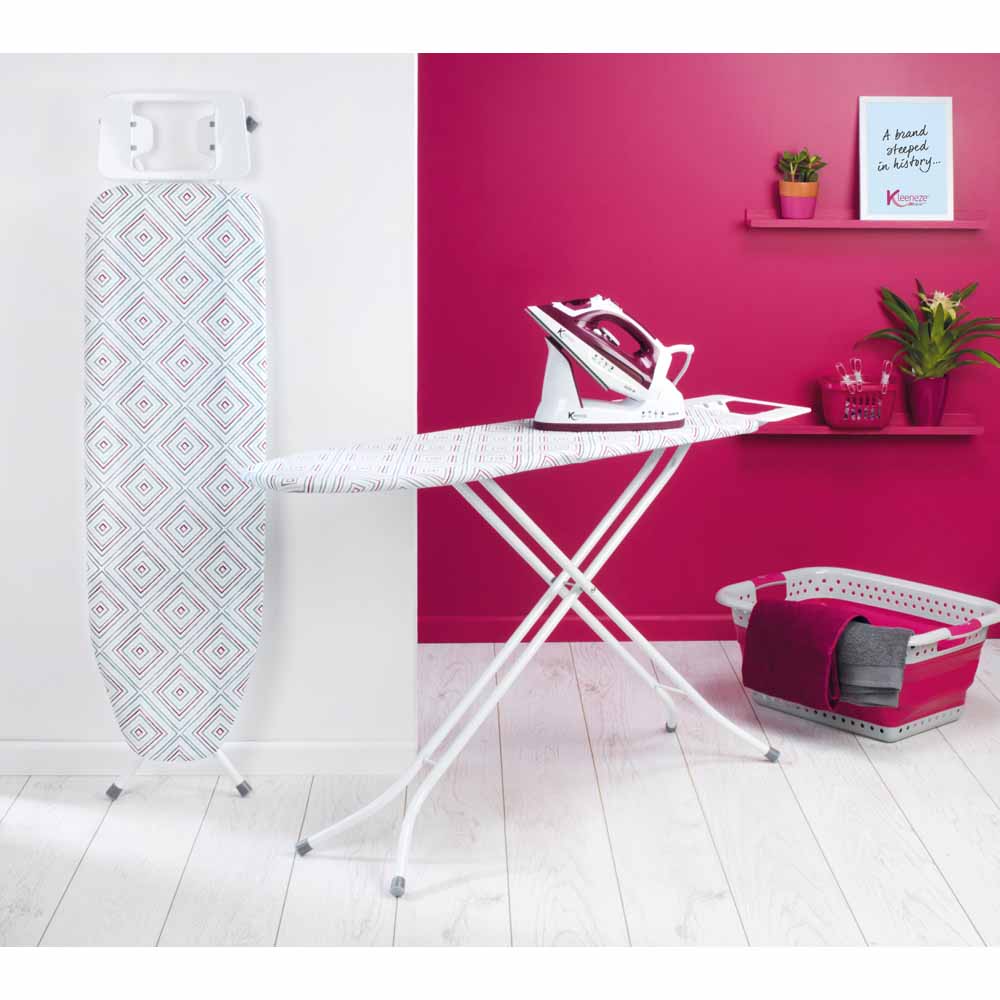 Kleeneze Diamond Ironing Board 114 x 34cm Wilko