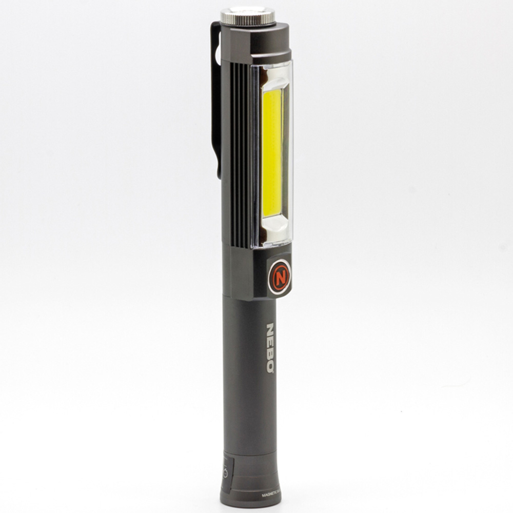 Nebo Big Larry 2 2-in-1 500 Lumens COB Work Light with 200 Lumens Flashlight and Batteries Image 3