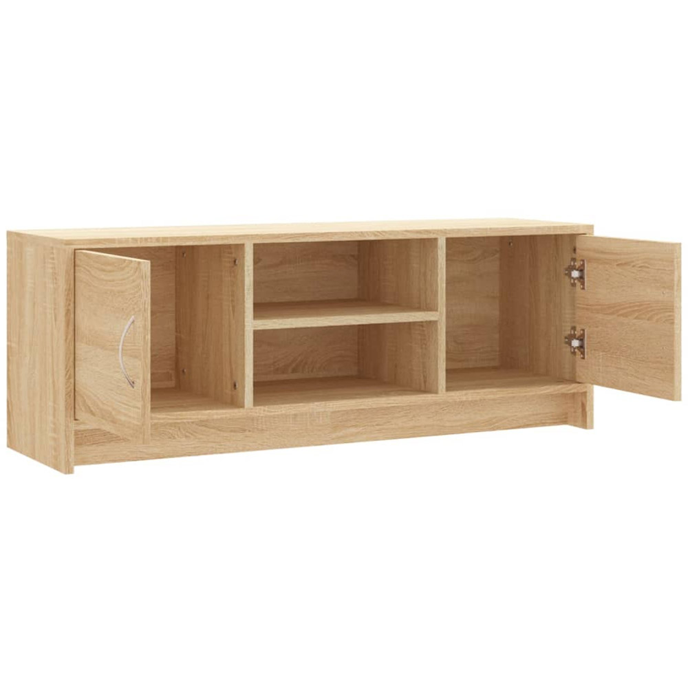 vidaXL 2 Door 2 Shelf Sonoma Oak TV Cabinet Image 6