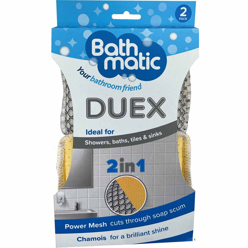 Bathmatic Duex 2 in 1 Clean Pads 2 Pack Image