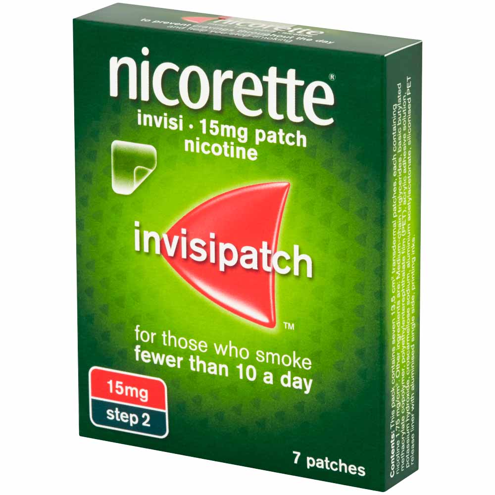 Nicorette Invisi Patch 15mg 7 pack Image 2
