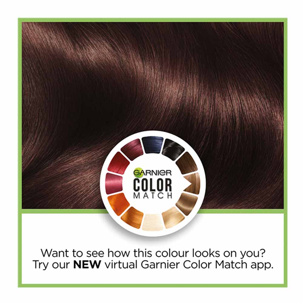 Garnier Nutrisse Ultra Chestnut Brown 5.25 Permanent Hair Dye Image 4