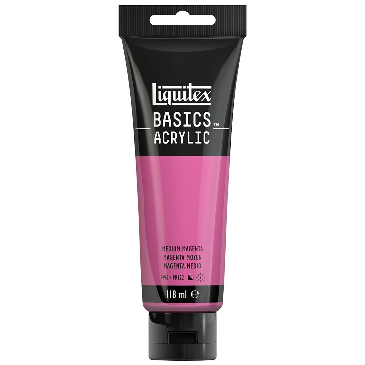 Liquitex Basics Acrylic Paint Medium Magenta 118ml Image