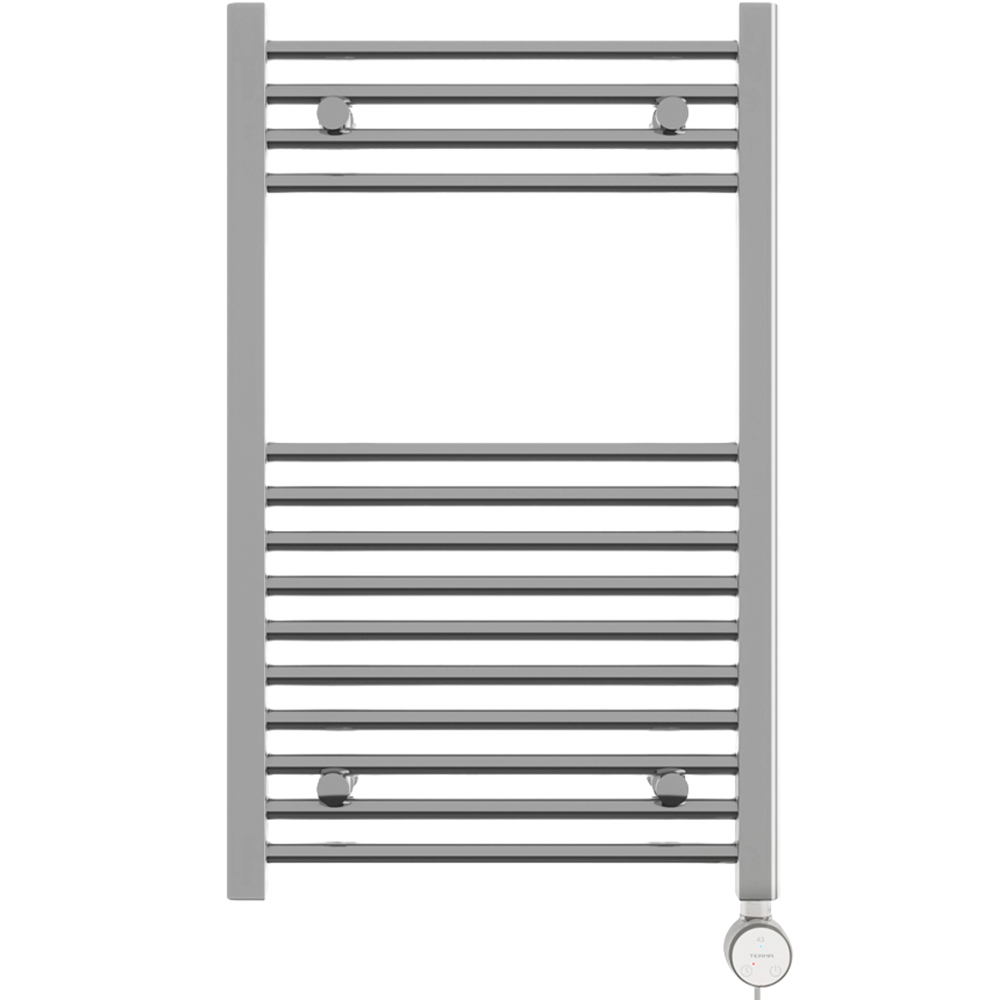 Terma Leo Chrome Electric Towel Rail with 43D Element Upgrade 800 x 500mm Image 1