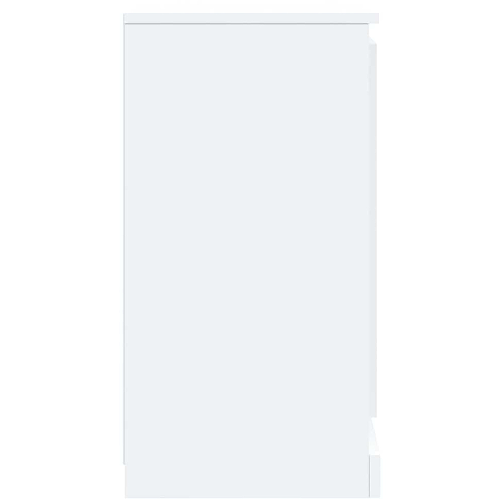 vidaXL Single Door White Sideboard Image 6