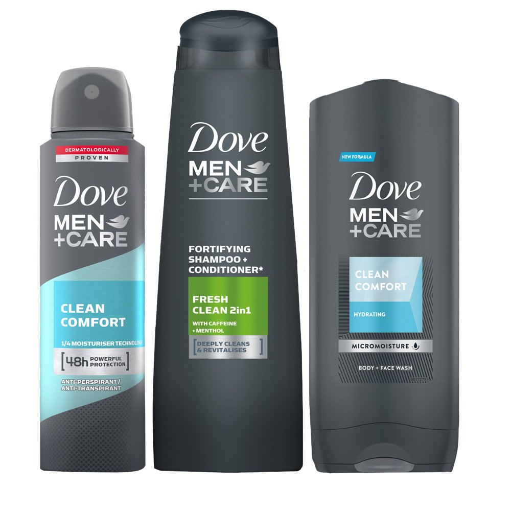 Dove Men+Care Daily Care Trio Gift Set and Charge Pad Image 3