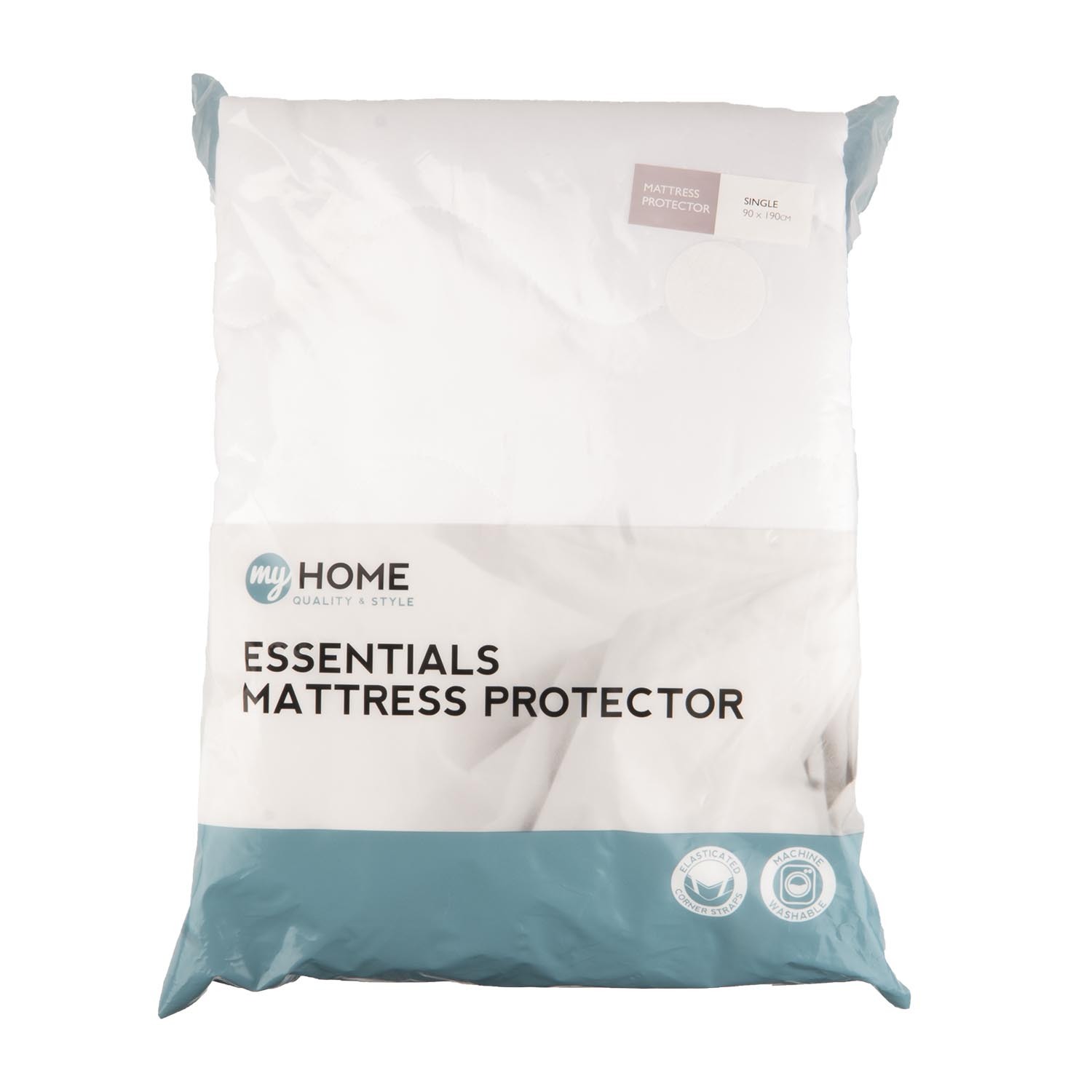 My Home Essentials Double White Mattress Protector Image 1