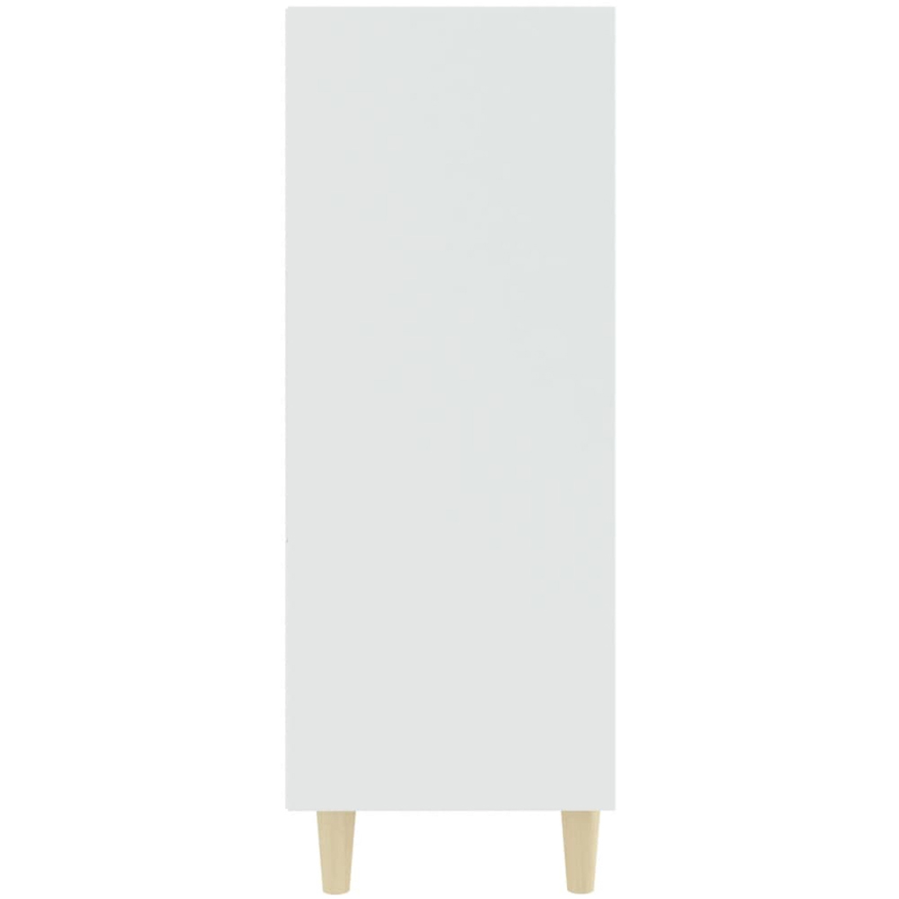 vidaXL 3 Shelf White Sideboard Image 5