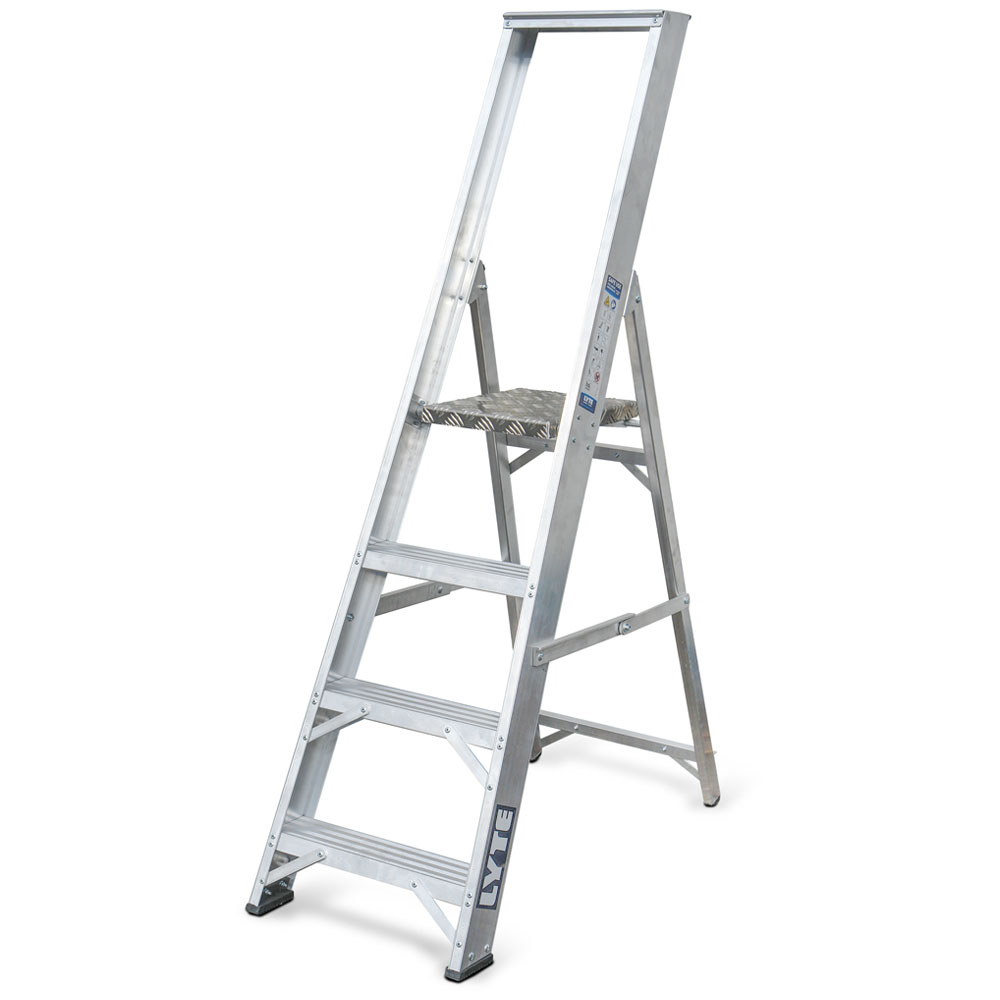 Lyte EN131-2 Professional Platform Step Ladder with Tool Tray Image 1