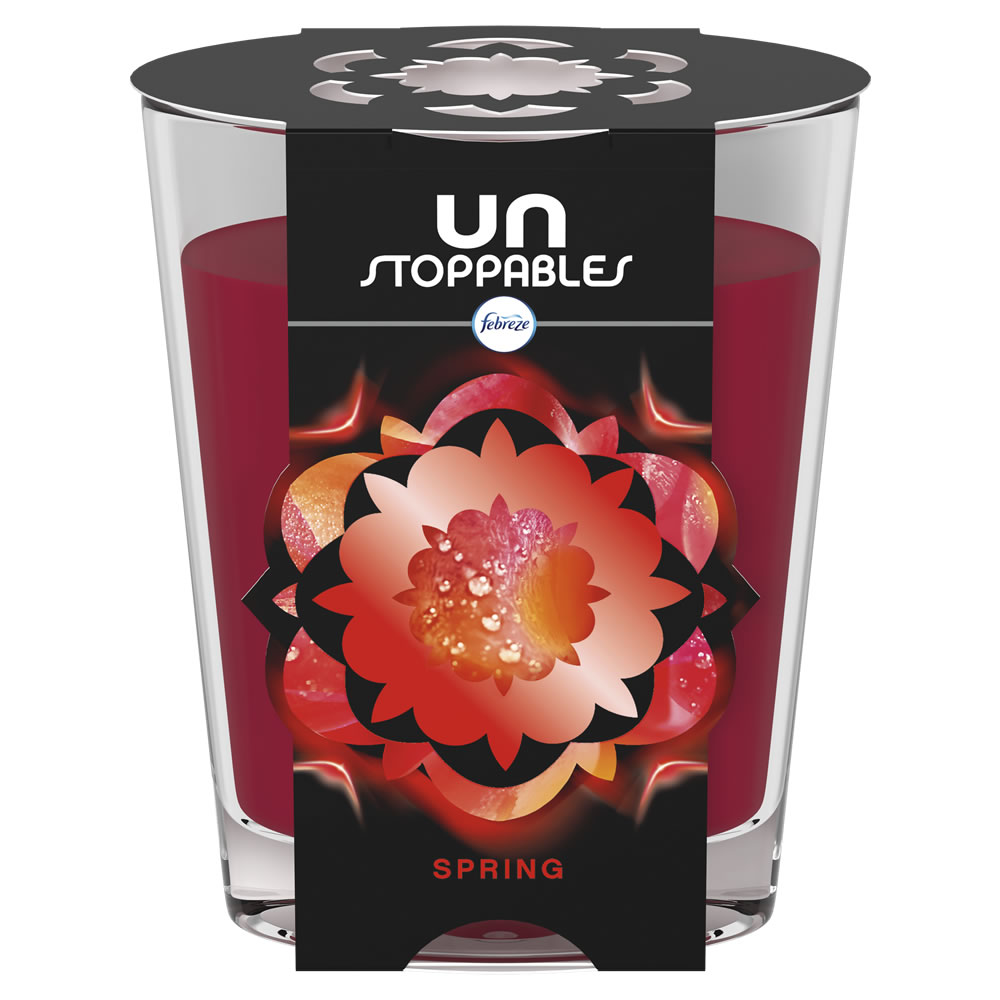 Febreze Unstoppables Candle Spring 184g Image 1