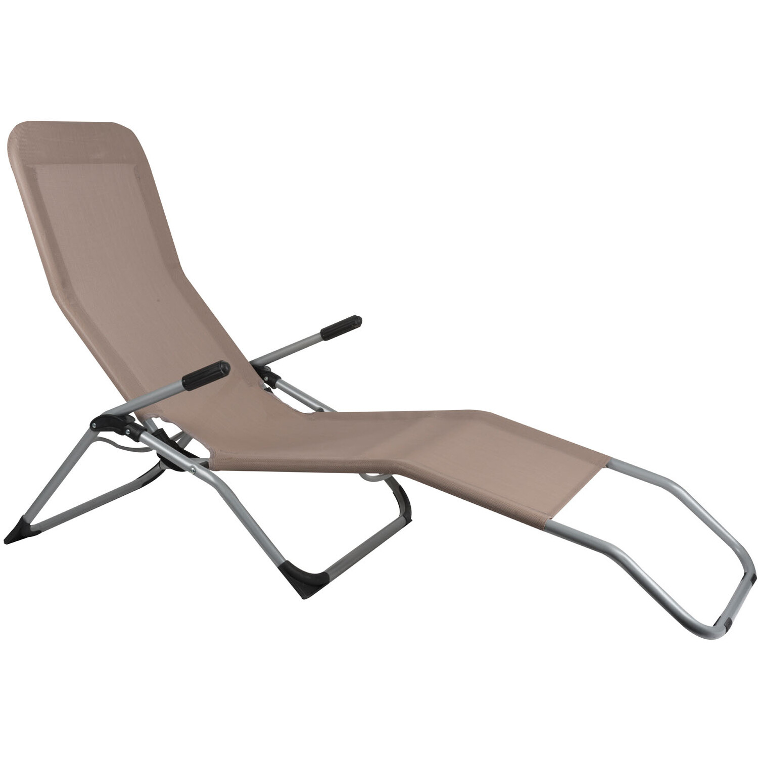 Two Position Lounger - Taupe Image