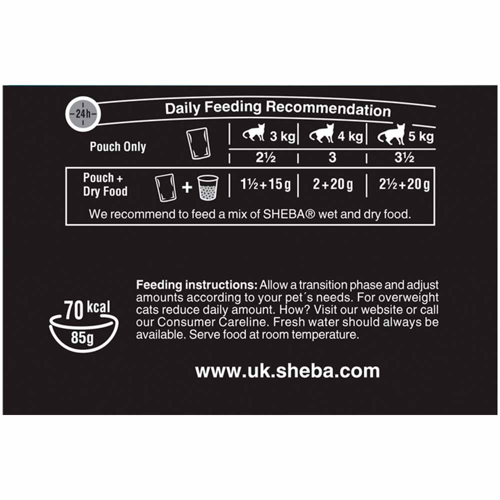 Sheba Select Slices Fish in Gravy Cat Food Pouches 12 x 85g Image 5