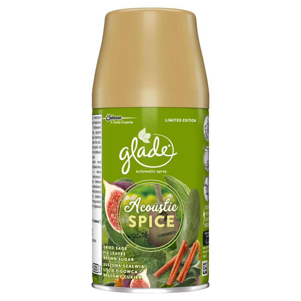 Glade Acoustic Spice Automatic Refill 269ml Wilko