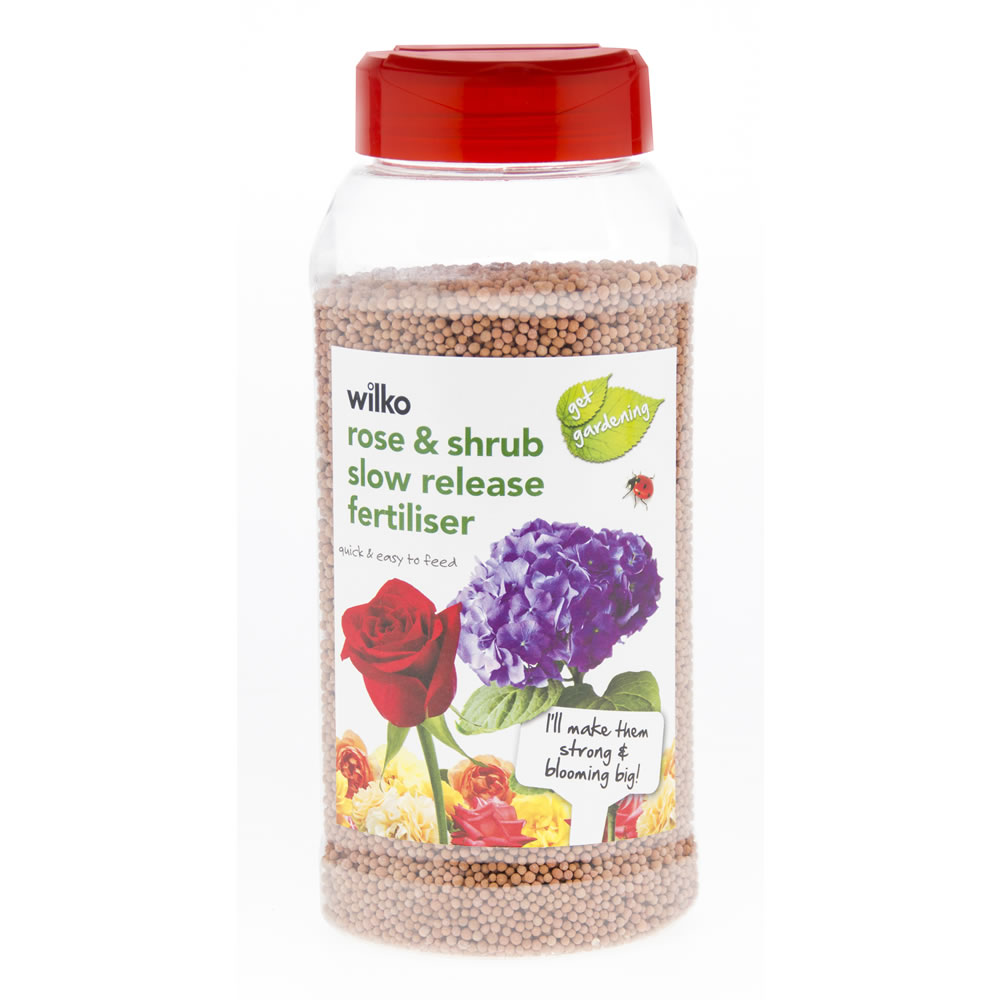 Wilko Rose & Shrub Slow Release Fertiliser 1kg Wilko